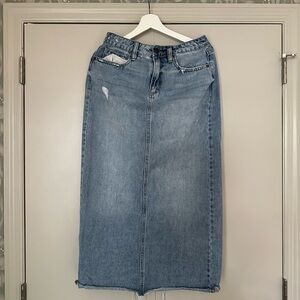 Carly Jean Los Angeles Denim Skirt